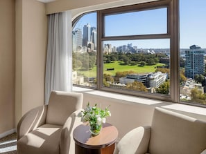 Deluxe Room, 1 King Bed, Harbour View | In-room safe, desk, iron/ironing board, rollaway beds