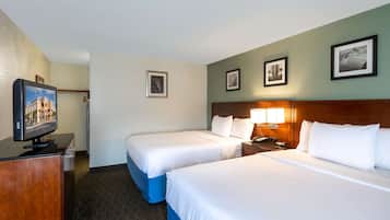 Desk, iron/ironing board, free WiFi, bed sheets