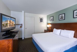 Room, 1 King Bed, Accessible, Non Smoking | Desk, iron/ironing board, free WiFi, bed sheets