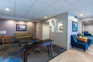 Lobby sitting area