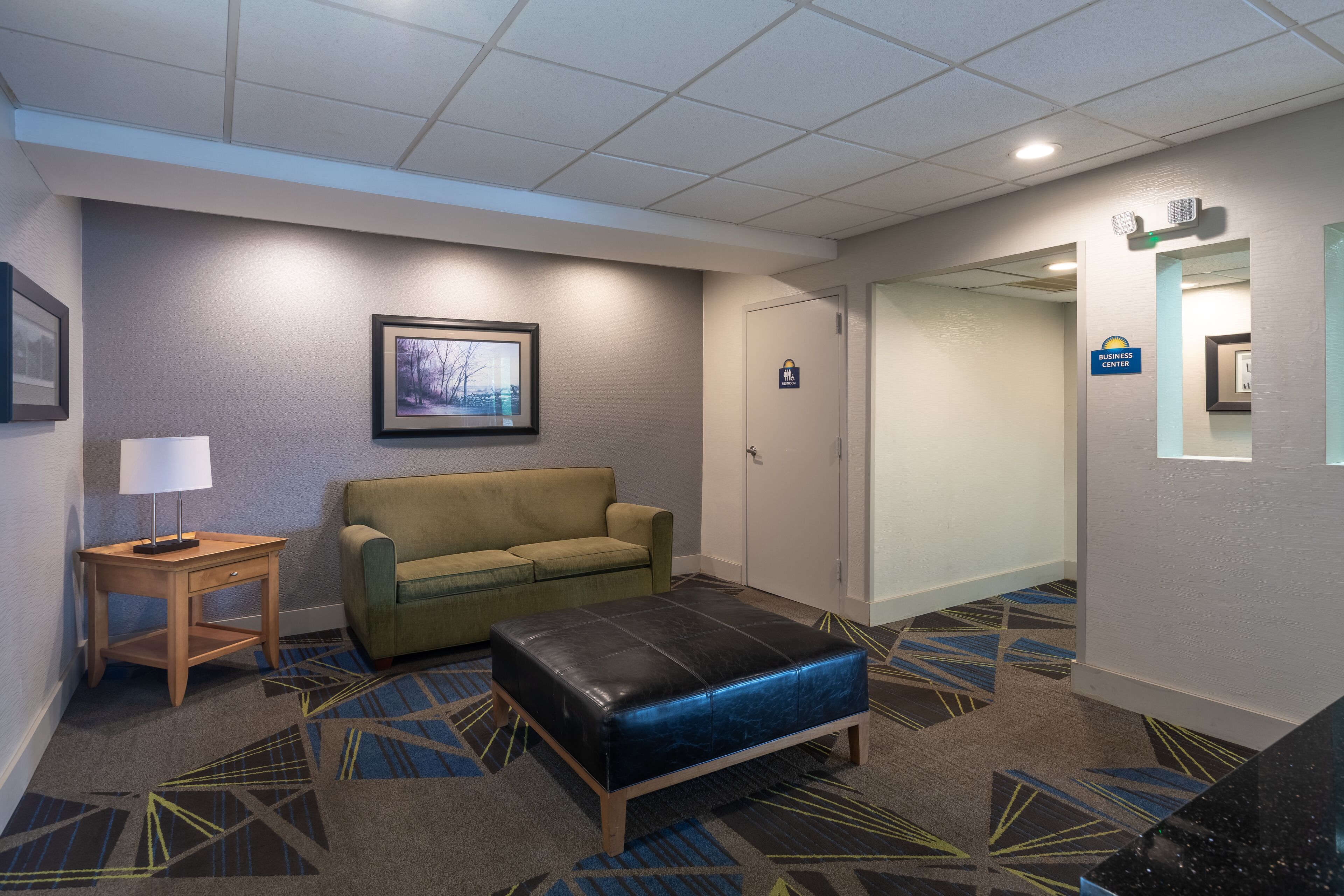Lobby sitting area