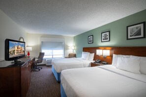 Room, 2 Queen Beds, Non Smoking (Third Floor) | Desk, iron/ironing board, free WiFi, bed sheets