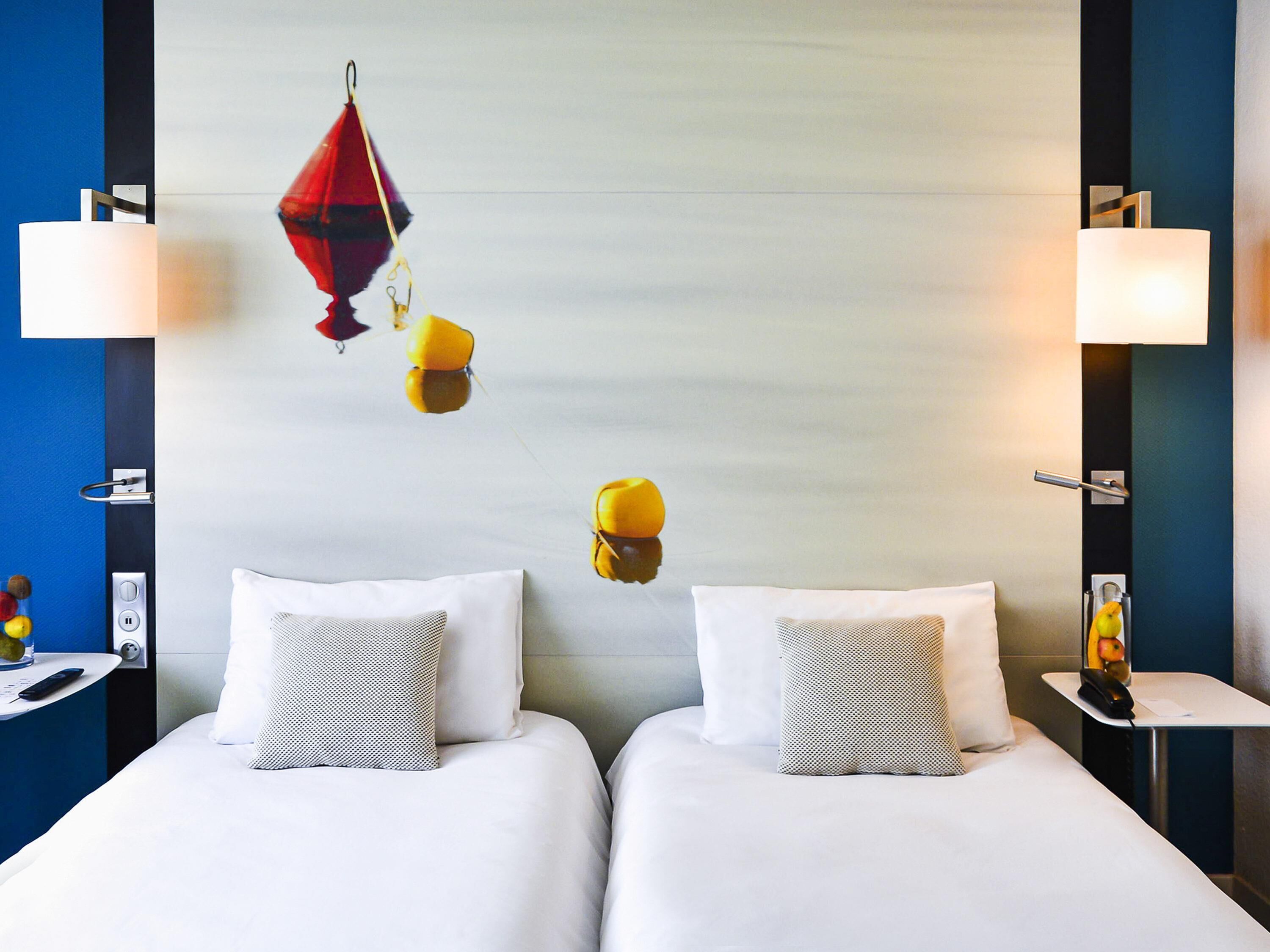 Literie de qualité supérieure, coffres-forts dans les chambres, bureau