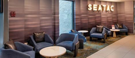 Sala de estar en el lobby