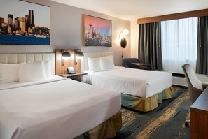 Habitación, 2 camas dobles, no fumadores | Ropa de cama de alta calidad y colchones con acolchado adicional