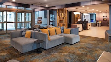 Sala de estar en el lobby