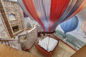 Flights of Fantasy Suite, 1 Queen Bed, Non Smoking, Jetted Tub | Premium bedding, pillow-top beds, in-room safe, individually decorated