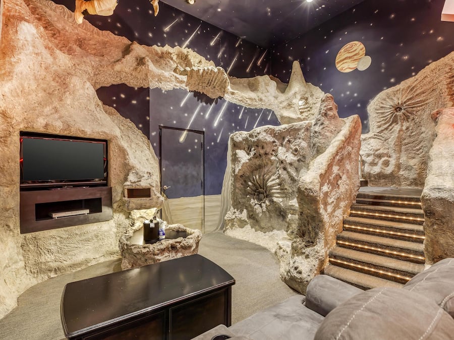 Studio suite, 1 queensize bed, niet-roken, bubbelbad (Tranquility Base) | Luxe beddengoed, pillowtop-bedden, een kluis op de kamer