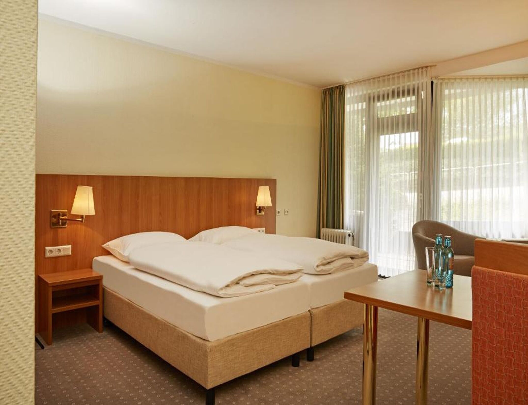 Standard Double Room, Valley View | Desk, blackout drapes, iron/ironing board (on request), cribs (free)