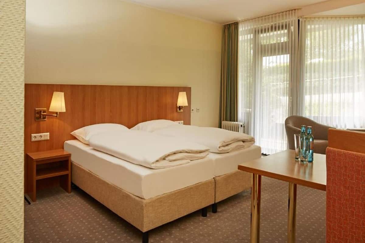 Standard Double Room, Valley View | Desk, blackout drapes, iron/ironing board (on request), cribs (free)