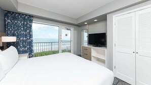 客房, 1 張特大雙人床, 海濱 | 1 間臥室、高級寢具、羽絨被、客房內保險箱