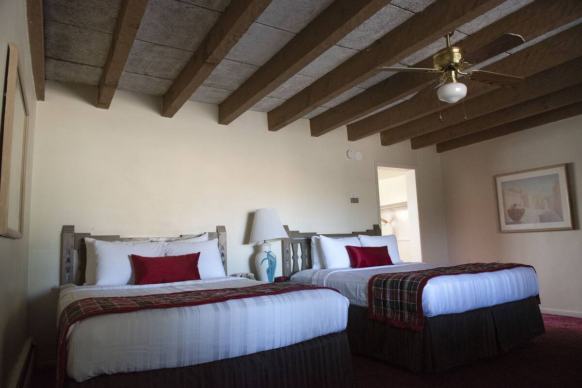 Standard Room, 2 Queen Beds | In-room safe, desk, iron/ironing board