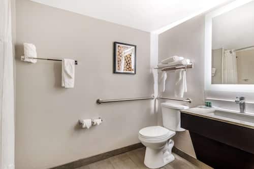 Free toiletries, hair dryer, towels, soap
