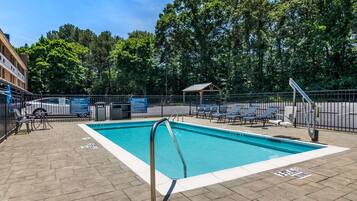 Seasonal outdoor pool