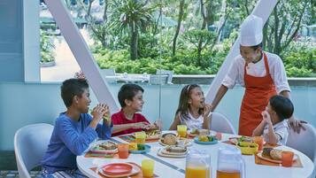 Daily full breakfast (SGD 43 per person)