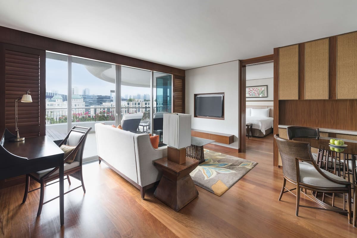 Garden Wing 1 Bedroom Suite, Club Access | Hochwertige Bettwaren, Daunenbettdecken, Minibar, Zimmersafe