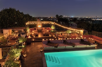 Rooftop terrace at Petit Ermitage