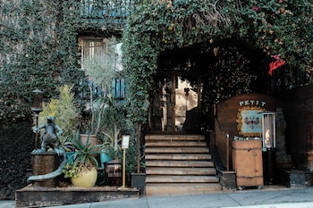 Hotel exterior and entrance at Petit Ermitage