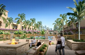 室外游泳池,提供泳池遮陽傘