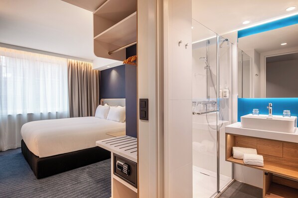 1 chambre, literie hypoallergénique, lit avec matelas à plateau-coussin