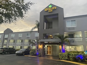 Front of property - evening/night