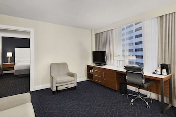 TV and other in room entertainment at Hotel Tampa Riverwalk