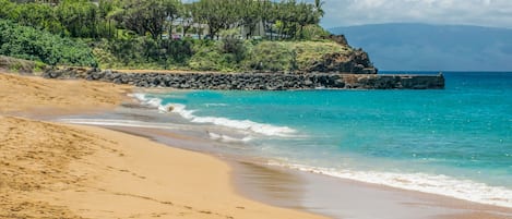 Nära stranden och gratis transport till/från stranden