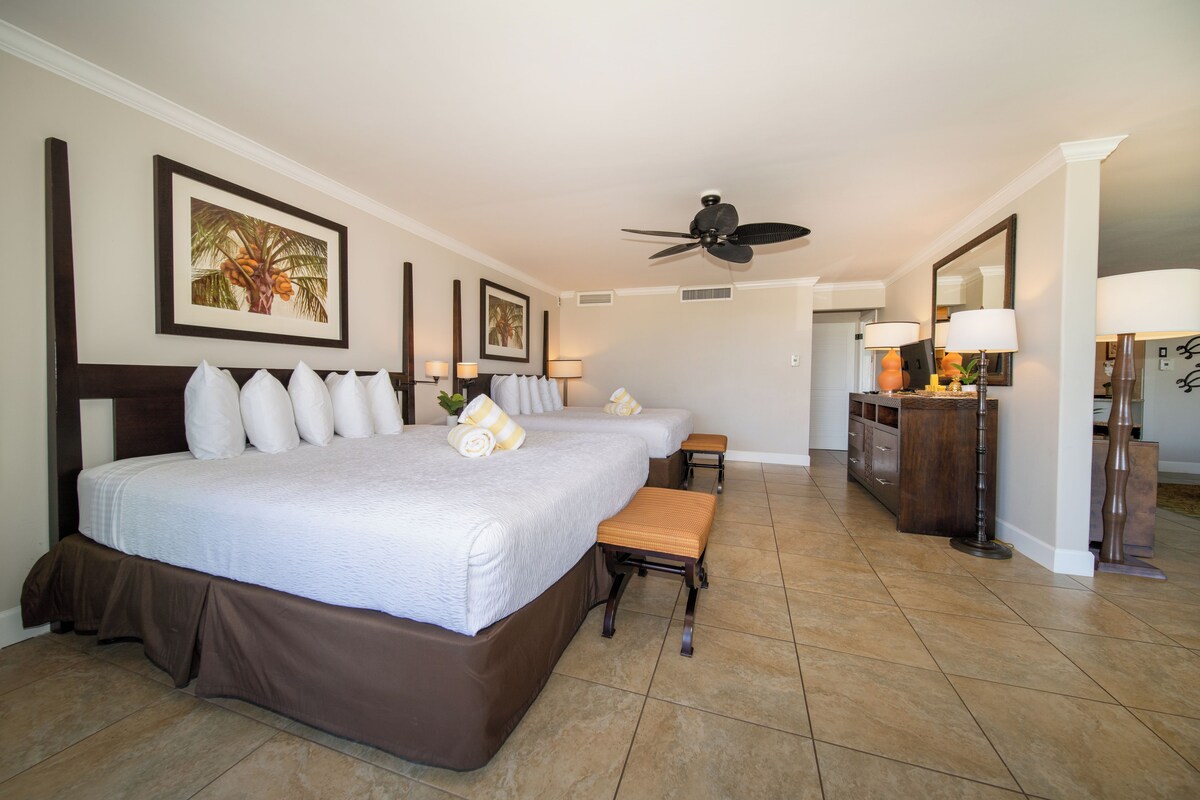 Condo, 1 Bedroom, Partial Ocean View (Unit C104, 1 Bath) | Laptop workspace, blackout drapes, iron/ironing board, WiFi (free)