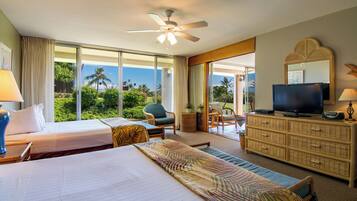 Appartement, 2 slaapkamers, gedeeltelijk uitzicht op oceaan | 1 slaapkamer, individueel gedecoreerd, individueel gemeubileerd