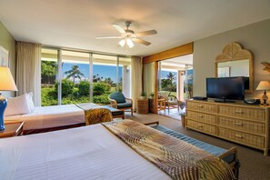 Condo, 2 Bedrooms, Partial Ocean View | Individually decorated, individually furnished, laptop workspace
