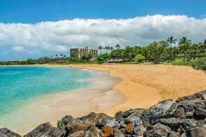 Una playa cerca, traslado desde/hacia la playa gratis