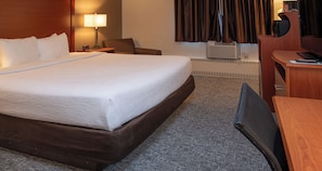 Standard Room, 1 King Bed, Non Smoking | Down comforters, desk, blackout drapes, iron/ironing board