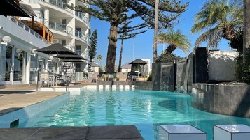 2 outdoor pools, pool umbrellas, sun loungers