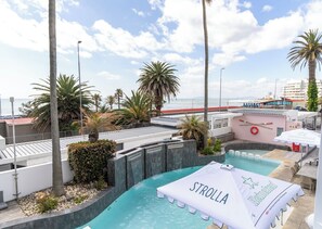 2 outdoor pools, pool umbrellas, pool loungers - Peninsula All-Suite Hotel by Dream Resorts (Cape Town)
