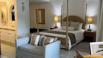 Luxury Suite, 1 Queen Bed, Sea Facing | In-room safe, blackout drapes, iron/ironing board, free WiFi