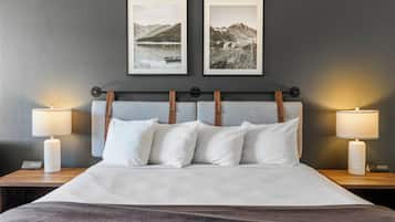 Habitación estándar, 1 cama King size, para no fumadores | Ropa de cama de alta calidad, cortinas blackout y wifi gratis