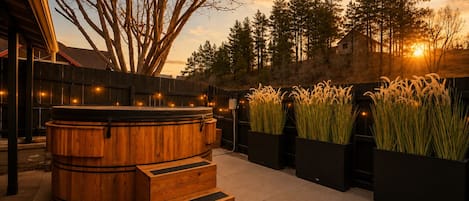 Baignoire à remous extérieure
