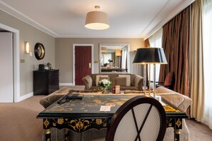 Presidential Suite, 1 King Bed, Terrace | Living area | 50-inch flat-screen TV with satellite channels - Warwick Champs-Elysées Paris (Paris)