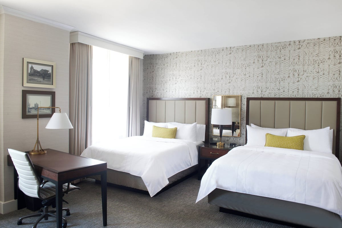 Pillow-top beds, in-room safe, desk, blackout curtains