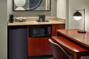 Microwave, coffee/tea maker