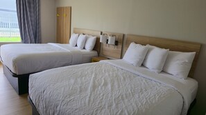 Dubbelrum - 2 dubbelsängar | Gratis wi-fi, sängkläder och väckarklockor