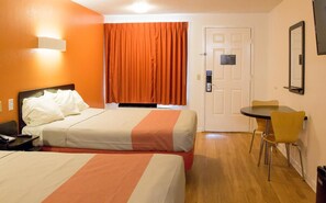 Blackout curtains, free WiFi, bed sheets