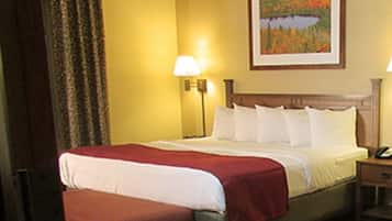 In-room safe, desk, iron/ironing board, free cribs/infant beds