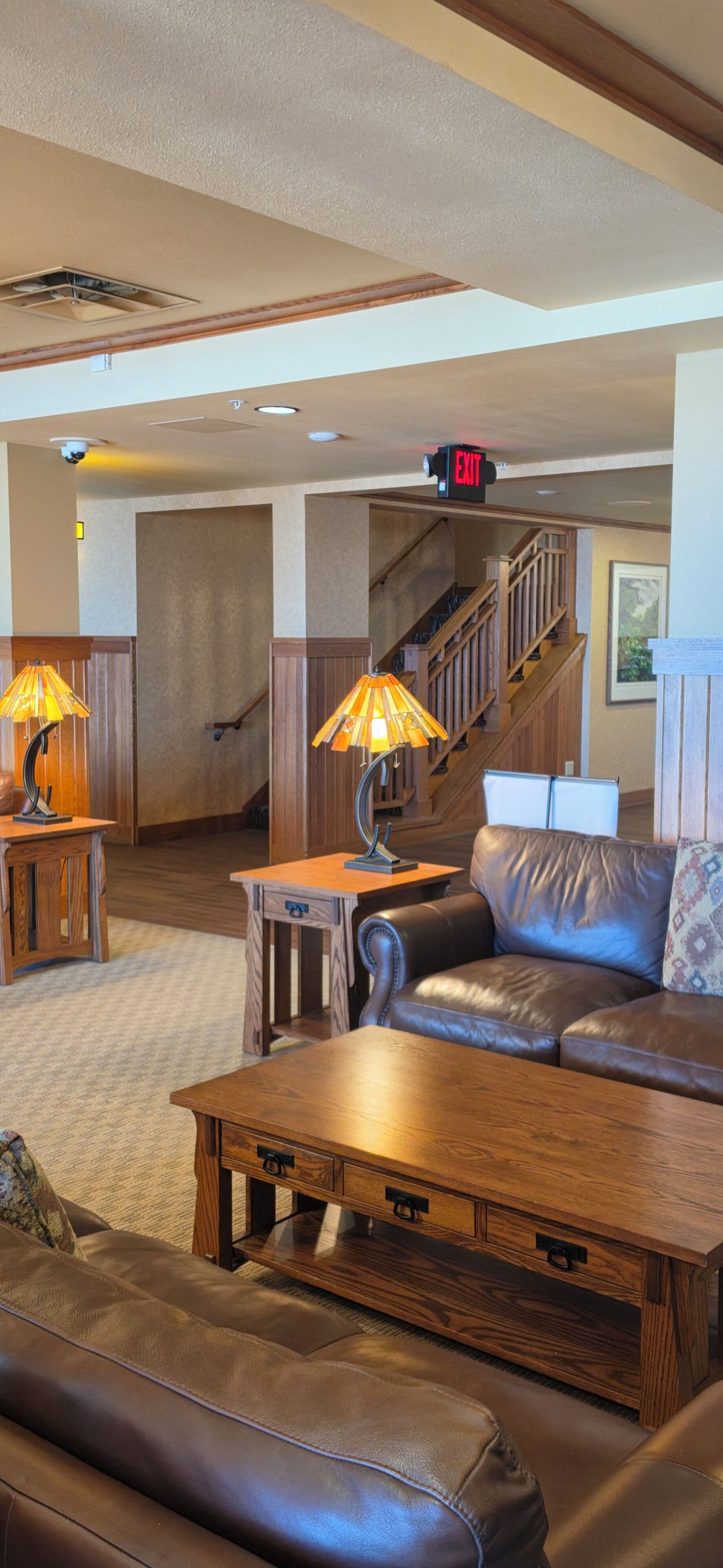 Lobby sitting area