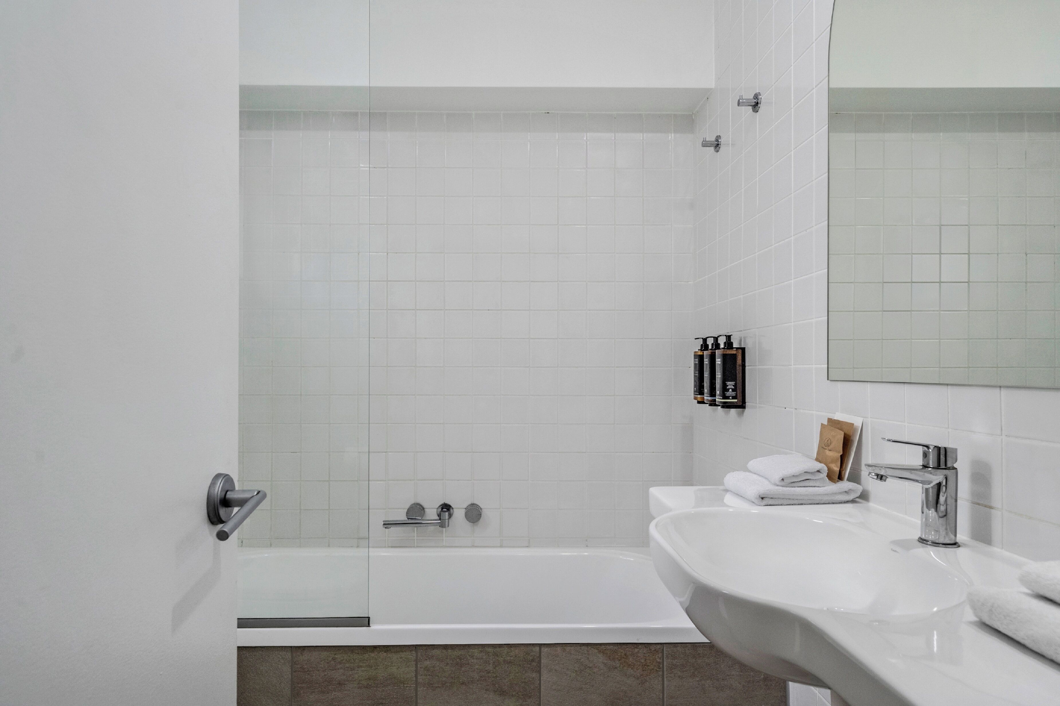 standard room, multiple beds | bathroom | shower, eco-friendly toiletries, hair dryer, towels