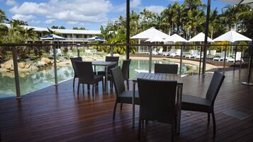 Poolside bar