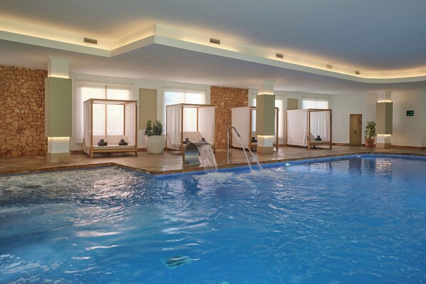 Behandlungsräume für Paare, Sauna, Whirlpool, Dampfbad