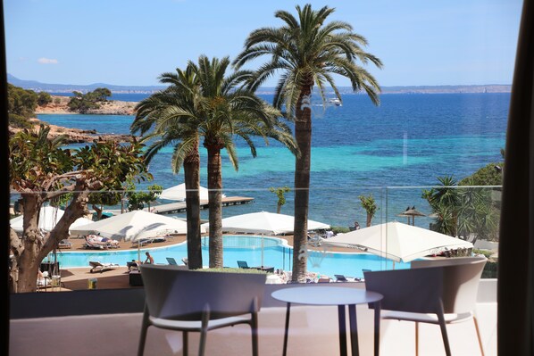 Vue sur la plage/l’océan