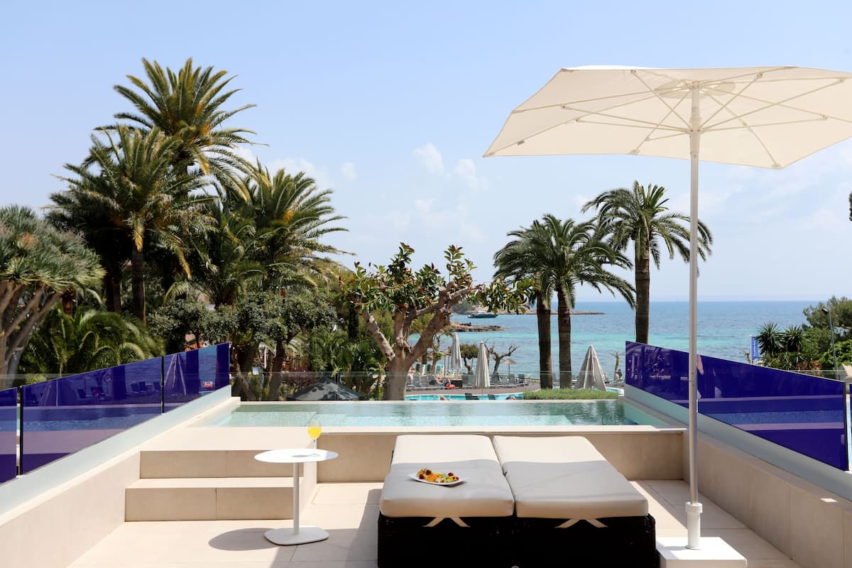 Premium dubbelrum - privat pool - havsutsikt (Oasis, VIP Lounge Included) | Utsikt från rummet