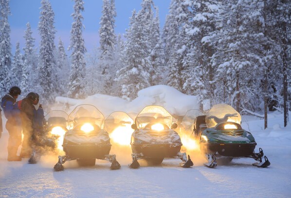 Snowmobiling